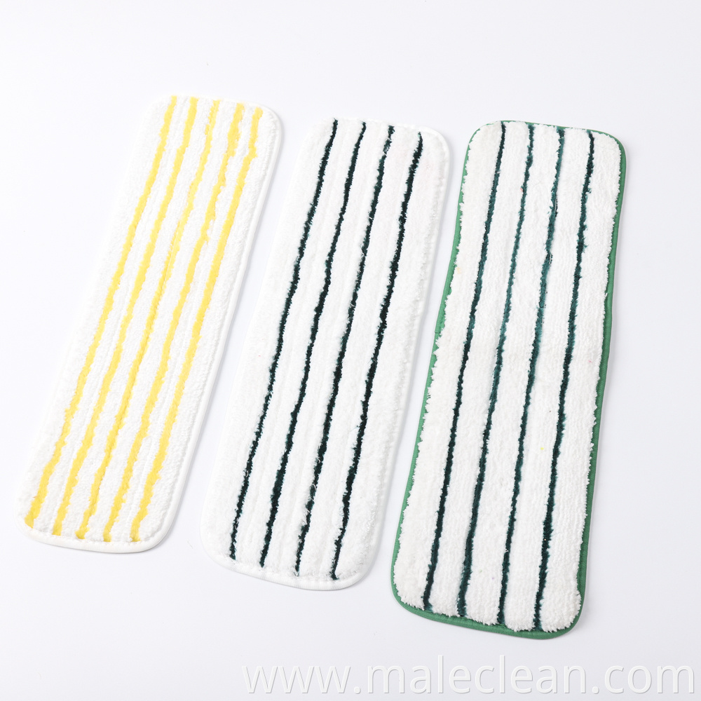 Color Coded Horizontal Microfiber Mop Pad